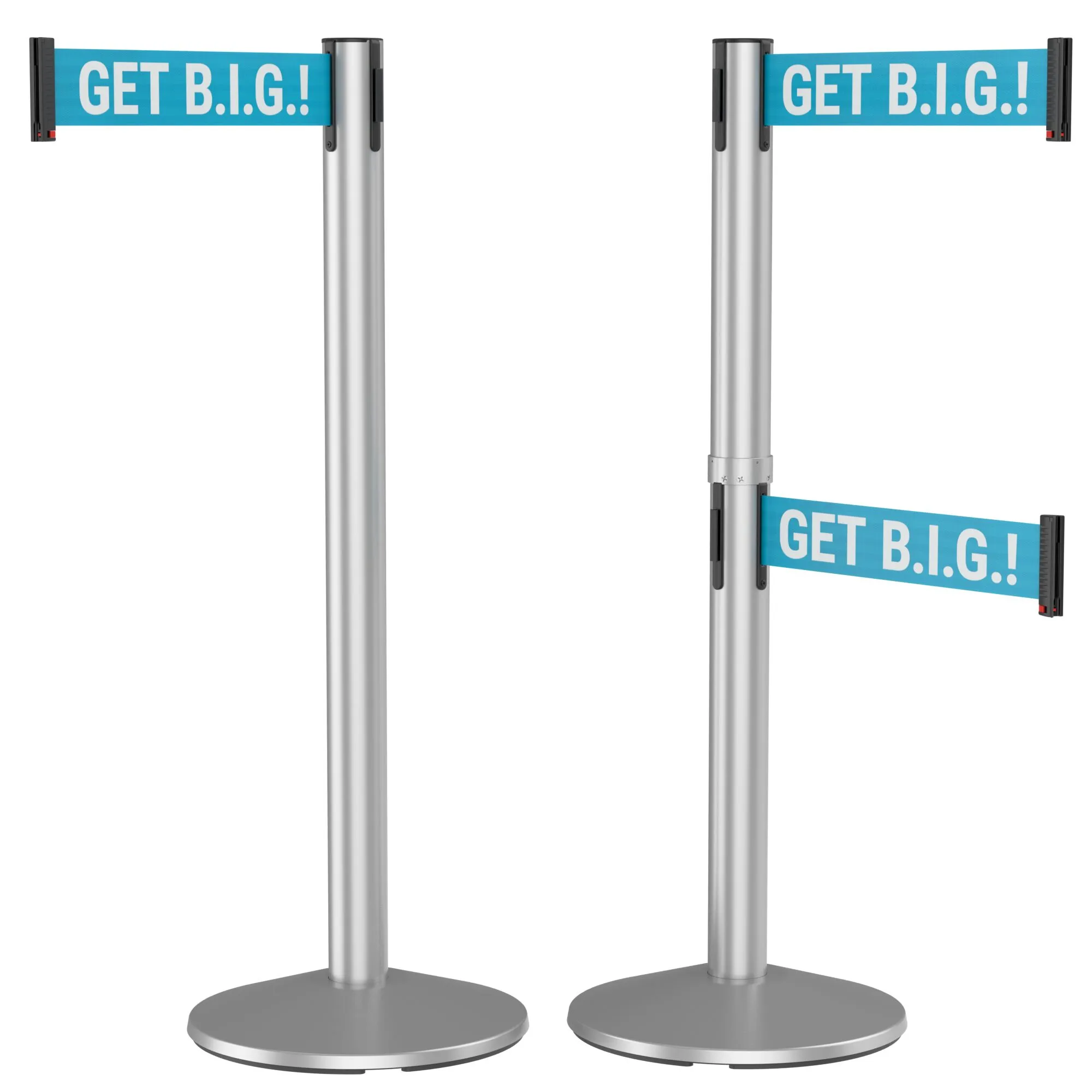3in B.I.G. Belt RETRACTA-BELT Stanchions