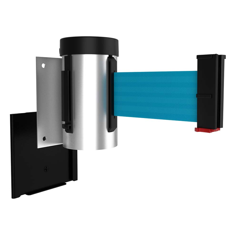 10' Wall Mounted Retractable Belt Barrier