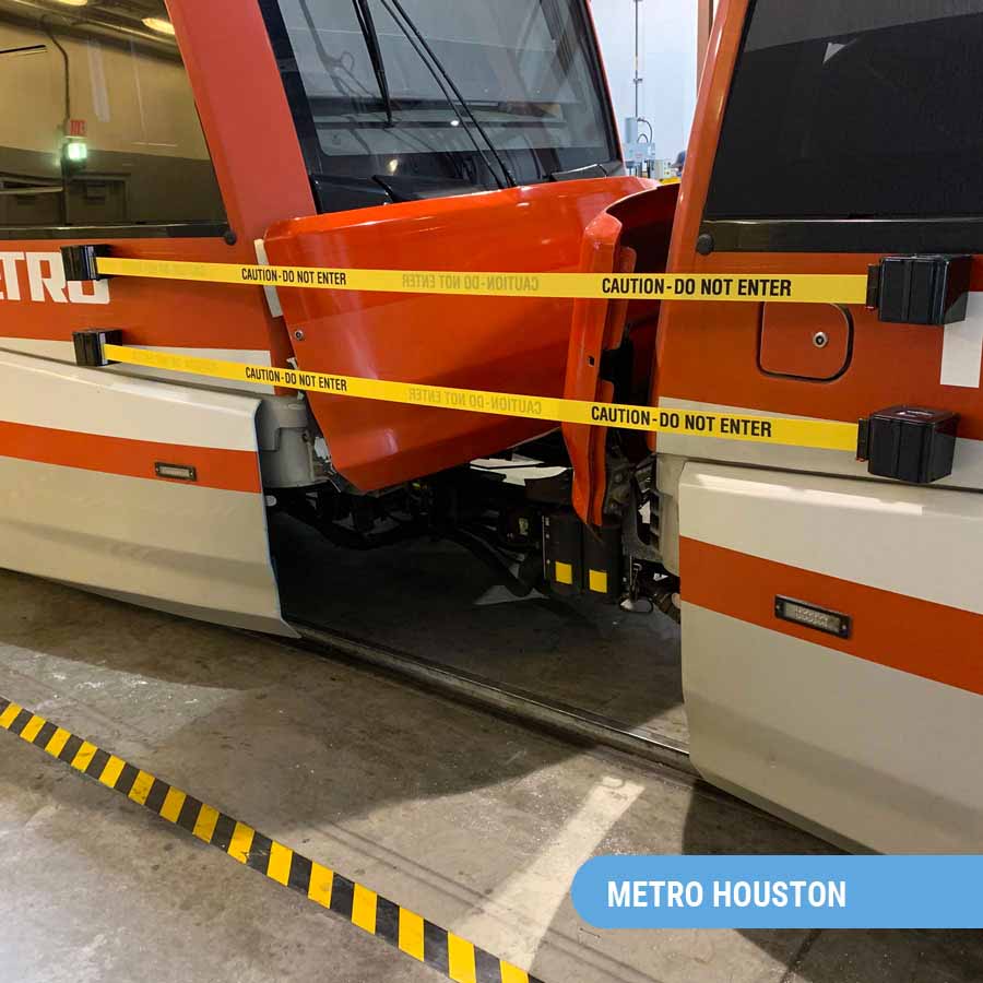 15' RETRACTA-BELT® Between-Car Barriers 15' RETRACTA-BELT® Between-Car Barriers