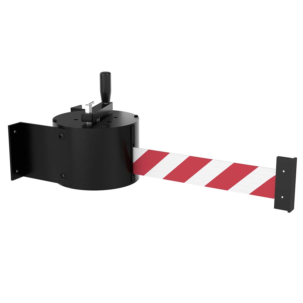 50' Hand-Crank Wall Mount Barrier 50' Hand-Crank Wall Mount Barrier