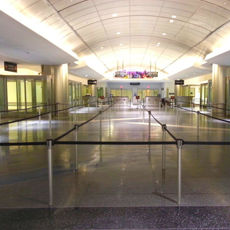 Airport Retractable Belt Stanchions