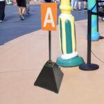 Telescoping Sign Post Short In Use