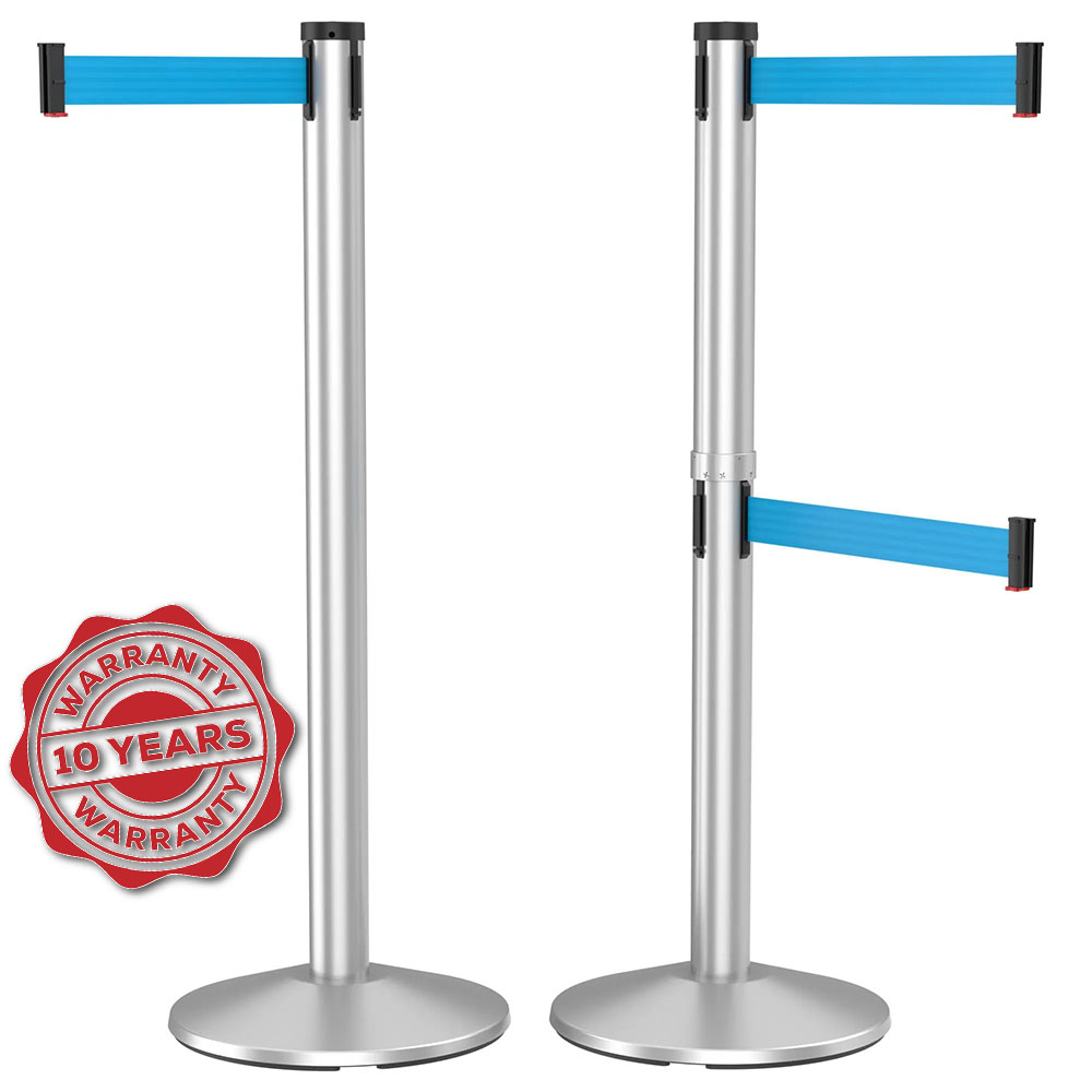 Vision Elite Premium Belt Stanchion 300 with 10 Year Warranty Tag