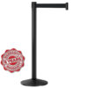 Prime Heavy Duty Belt Stanchion with 5 Year Warranty tag