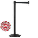 Prime Heavy Duty Belt Stanchion with 5 Year Warranty tag