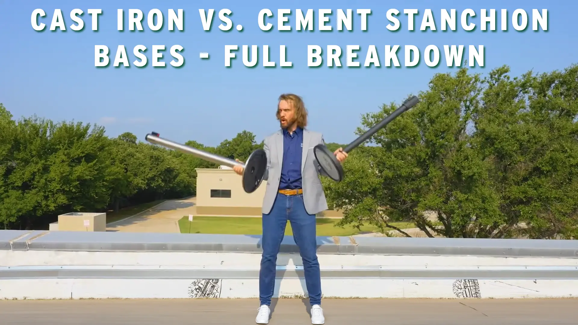 Cast Iron vs Cement Stanchion Bases Featured Image